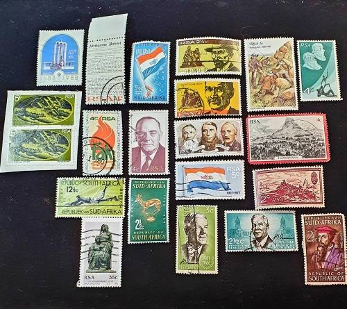 AFRICANA STAMPS 21 X  !! BEWAAR VIR DIE NAGESLAG !!
