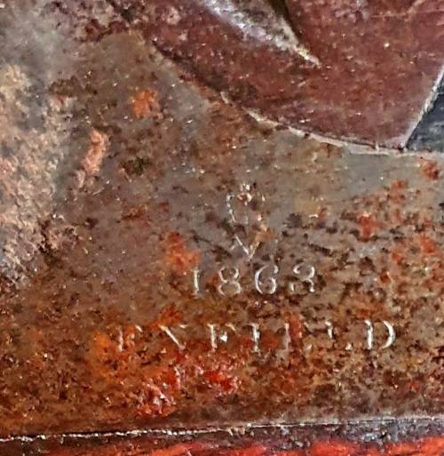 .451 PATTERN 1863 WHITWORTH ENFIELD BAR-ON-BAND PERCUSSION SERVICE RIFLE. SEE DESCRIPTION!