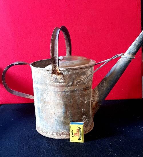 ANTIQUE WORKSHOP 1 GALLON OIL POUR  CAN . 1920s