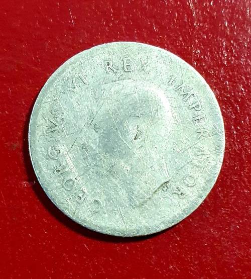 SILVER 1942  3 PENCE   George VI .  1.414 g  EXCELLENT CONDITION !