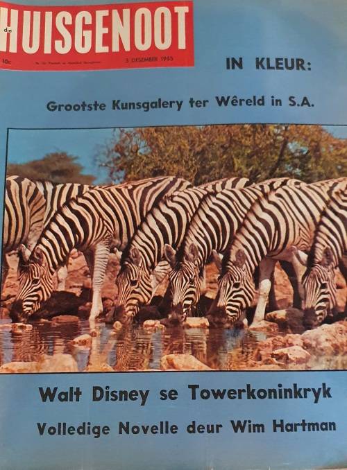 4 X  1965 HUISGENOOT TYDSKRIFTE !! HUGE FORMAT !!