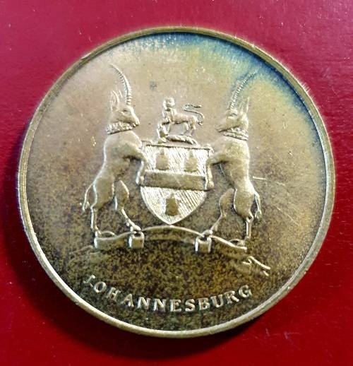 1966 Medal - 5 Years Commemoration of the Republic of South Africa.Numista Rarity index: 72