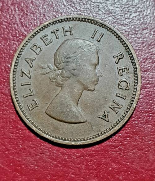 1959 UNION HALF PENNY   . EXCEPTIONAL CONDITION !