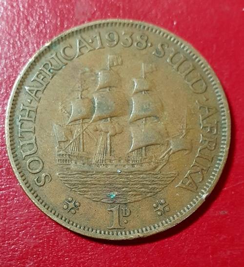 UNION 1938 PENNY.  EXCEPTIONAL CONDITION !