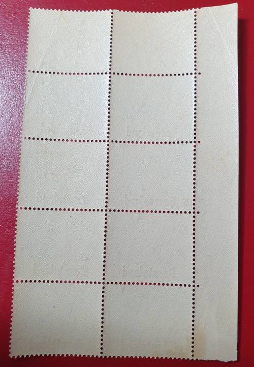 3d BRITISH BASUTOLAND OVERPRINT ON SOUTH AFRICA BLOCK