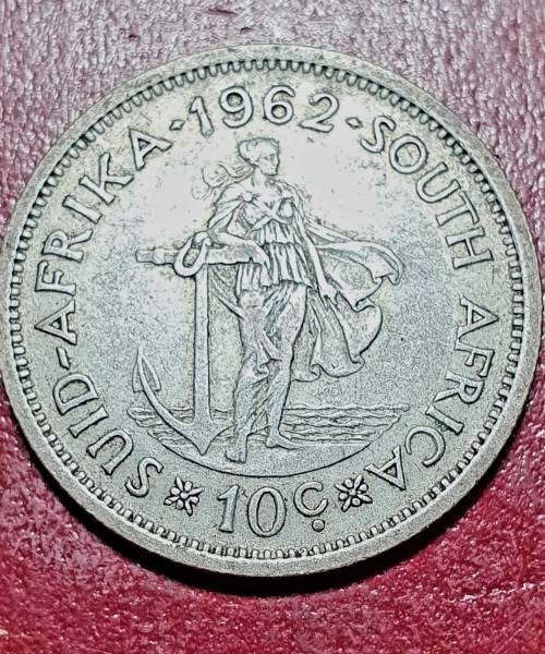 1962 10 Cents 1st decimal series. (.500) 5.66 g
