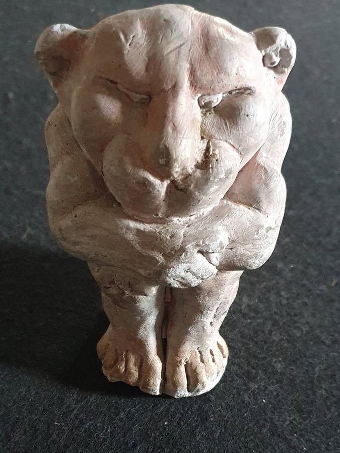 ANTIQUE GARGOYLE STATUE