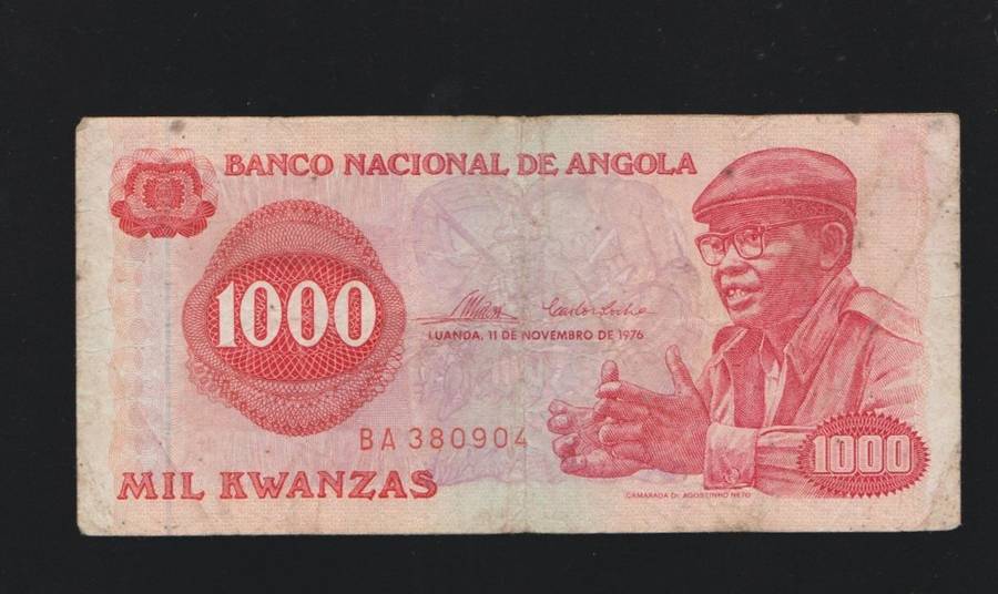 1000 KWANZAS ANGOLA. 11 NOVEMBER 1976. BA380904