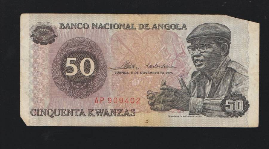 50 KWANZAS ANGOLA. 11 NOVEMBER 1976 . AP909402