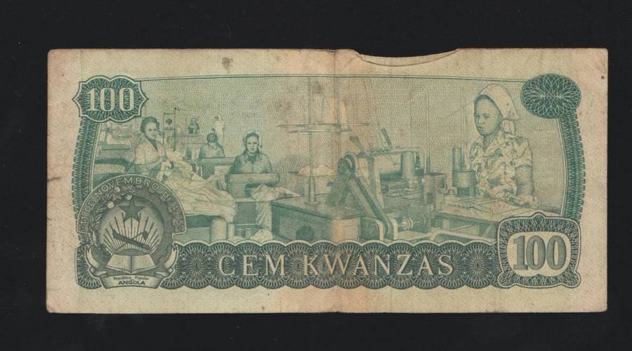 100 KWANZAS ANGOLA. 14 AUGUST 1979 . U/A 286229