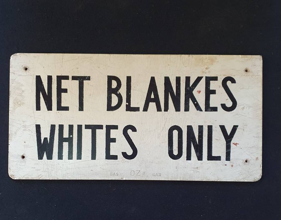 SAR / SAS 1950s MERRIMAN STATION KAROO WAITING ROOM SIGN. APARTHEID ERA.