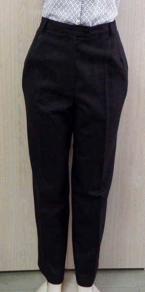 Vintage WATSON pure new wool long pants - Colour: Dark grey - Size: 14/38 - Length: 105 cm As new