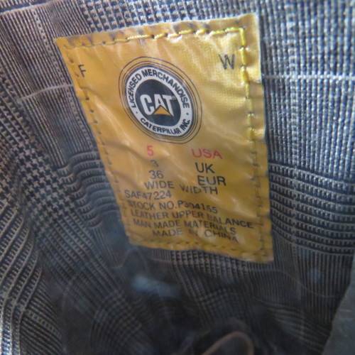 Genuine Leather Caterpillar size 4 ladies boots - 24 cm (sole)