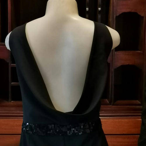 Pringle of Scotland black evening dress - size 16