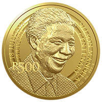2018 R500 1oz Nelson Mandela 100 year celebration gold 24ct coin - only 100 minted SOLD OUT