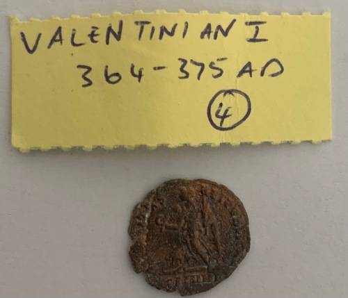 Bronze Roman Empire Coin Valentin  364-375 AD AN Imperatoris
