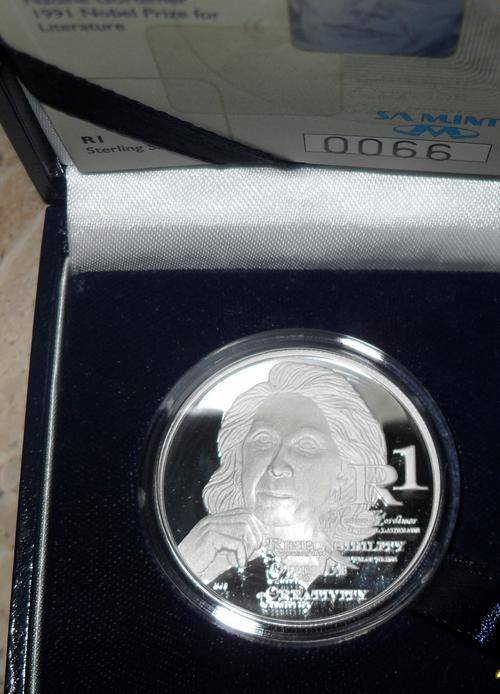 NEW Proof 2010 Nadine Gordimer Protea Series Silver R1