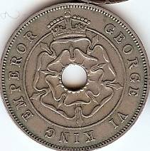 1940 Southern Rhodesia One Penny George VI Emperor
