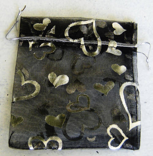 Black Organza Bag - 90 x 90