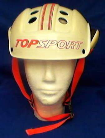 TOPSPORT BICYCLE HELMET DOES NOT SAY WHAT SIZE.