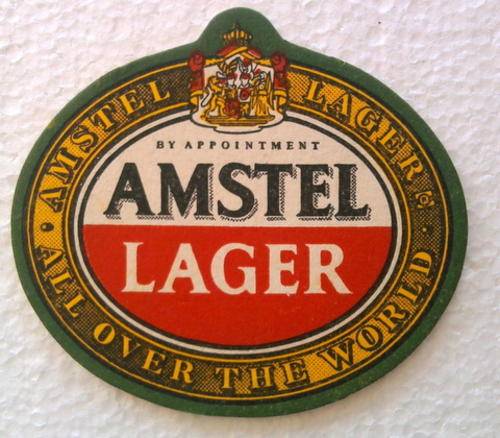 X1 AMSTEL LAGER COASTER