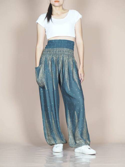 Hip-hop harem pants, Funky Thai Pants, Beach, Aladdin pant, indie, summer Hippy, elastic waist,