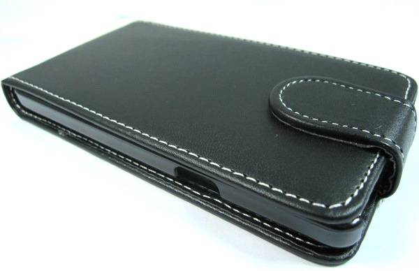 Samsung Galaxy S2 i9100 Black leather flip case + FREE SCREEN PROTECTOR***