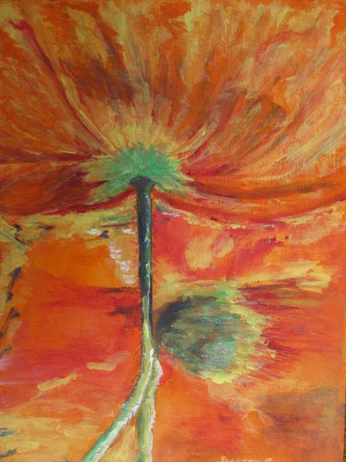 Original A4 acrylic painting on canvas by Doreen Fourie