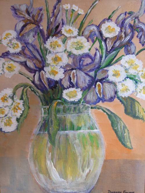 Original A4 acrylic painting on canvas by Doreen Fourie