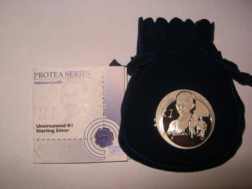 2008 Gandhi Uncirculated R1 Silver