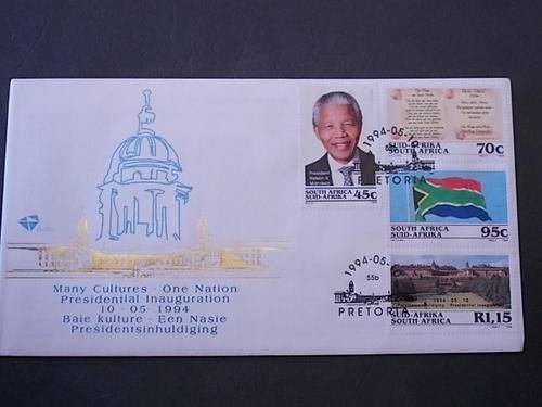 Nelson Mandela first day Inauguration cover