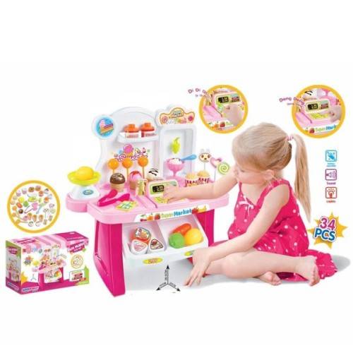 Toy - Mini Supermarket Pink