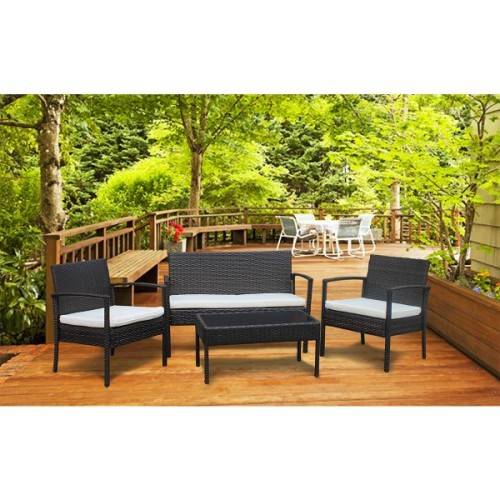 Outdoor Rattan Miami -  4pc