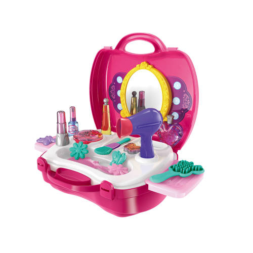 Kids Storage Ottoman & Beauty Suitcase COMBO