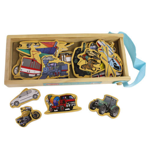 Wooden Magnetic mini puzzle - Traffic