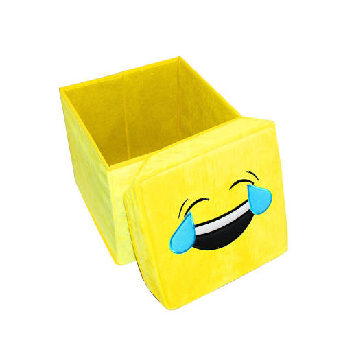 Emoji Ottoman - Laugh Cry