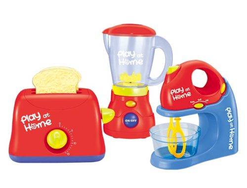 Jeronimo- Play at Home Mixer + Blender + Toaster COMBO