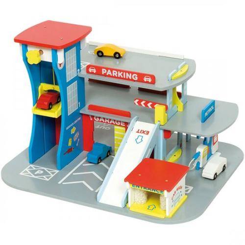 Wooden Doll House Garage