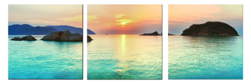 Canvas 'Blue Rise'