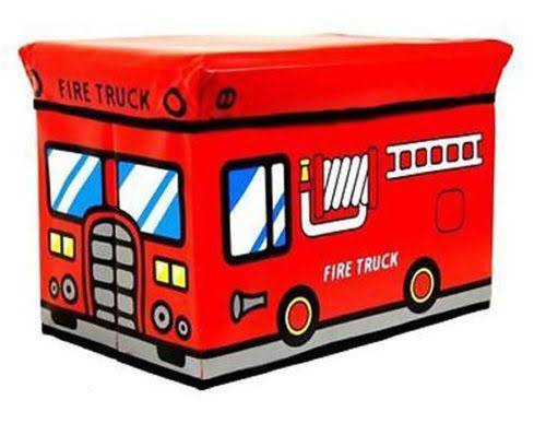Ottoman - Kids - Fire Truck Lrg