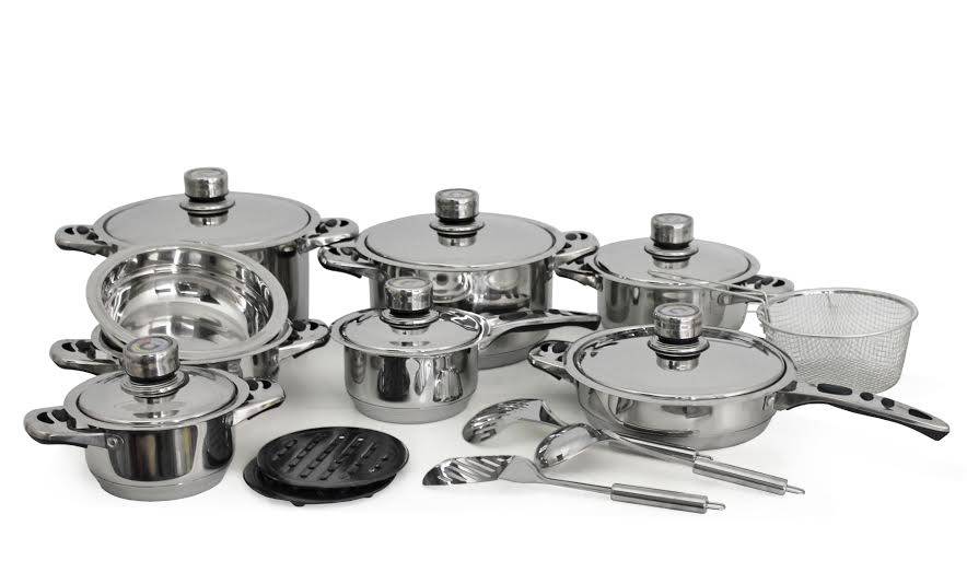 21 Piece Stainless Steel Cookware Set