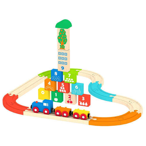 29pc Colour Train Set