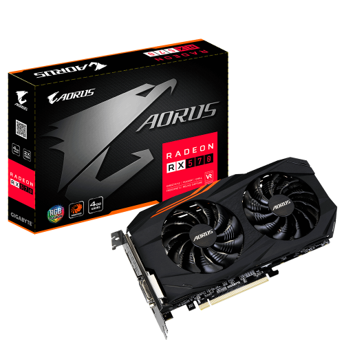 Gigabyte AORUS Radeon RX570 4G graphics card