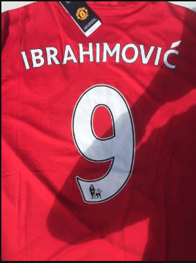 Manchester United 2016 Home Shirt with Ibrahimovic Printing !!!