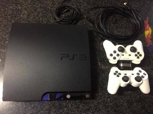 PS3 Slim 250GB Console + Remotes + Games + Accesories