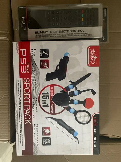 PS3 Slim 250GB Console + Remotes + Games + Accesories