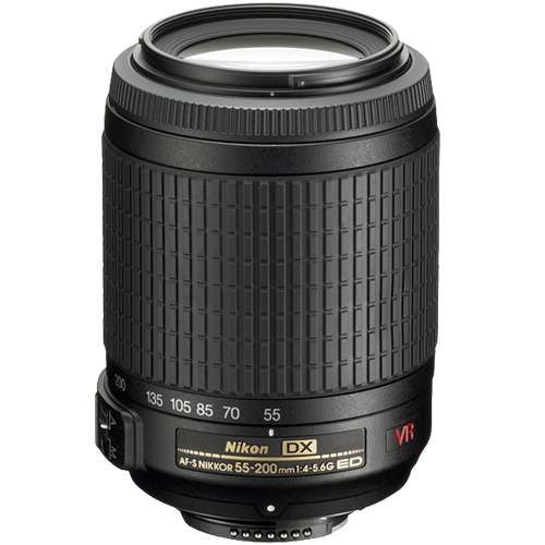 Nikon AF-S DX NIKKOR 55-200mm f/4-5.6G IF-ED VR Lens