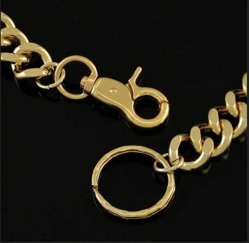 Heavy Gold Tone Link Wallet Chain Jeans Chain