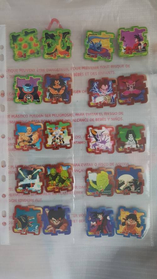 DRAGONBALL Z TAZOS METAL TAZOS FULL COLLECTION