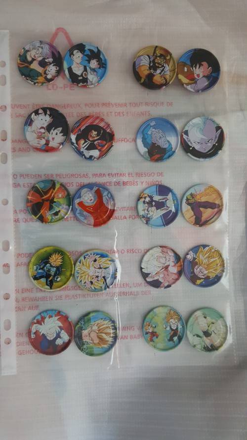 DRAGONBALL Z TAZOS METAL TAZOS FULL COLLECTION